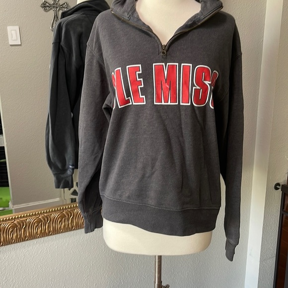 Jansport Tops - Jansport Grey Ole Miss Sweatshirt